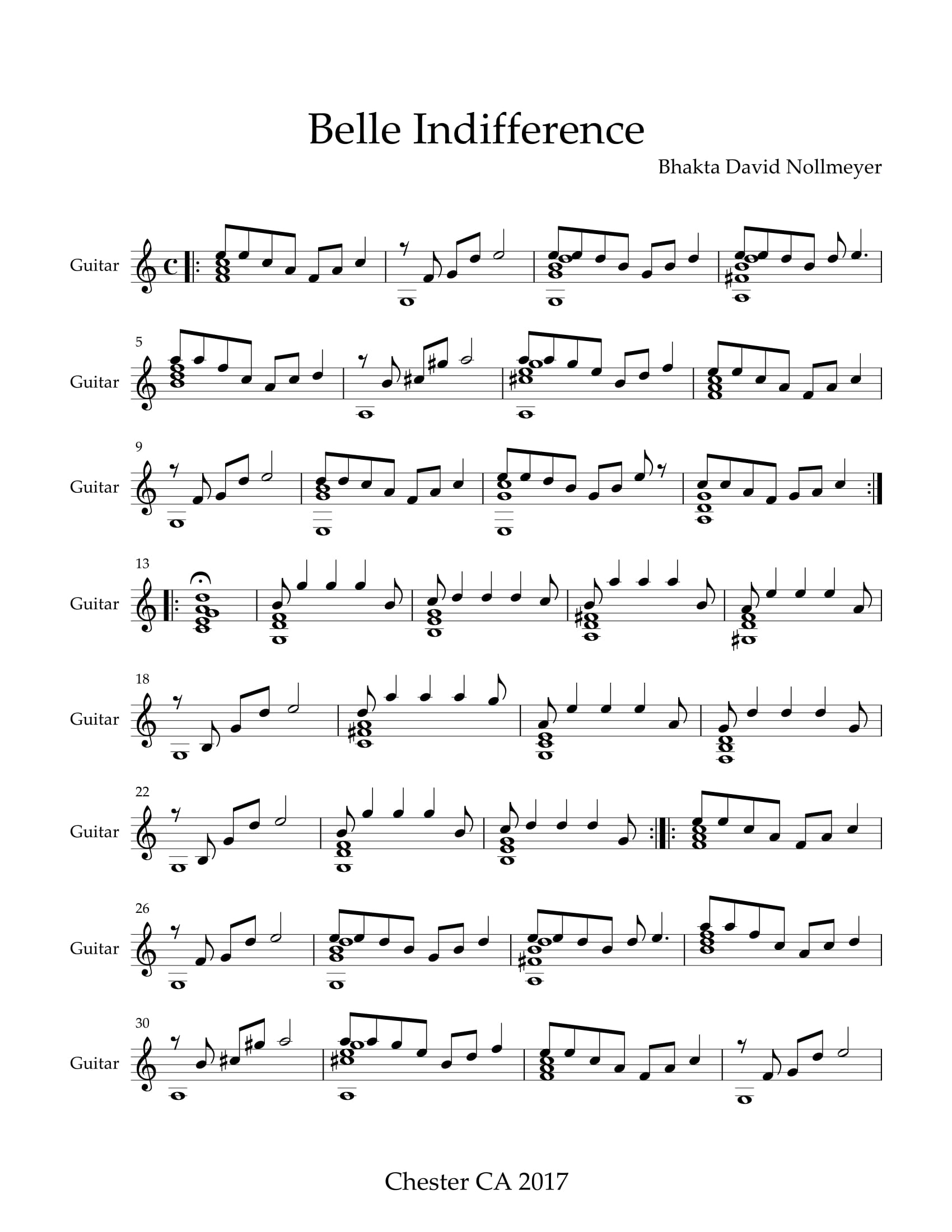 Belle Indifference Piano.1