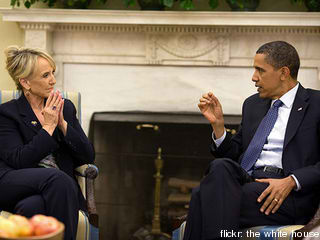 Janet Brewer AZ & Barack Obama