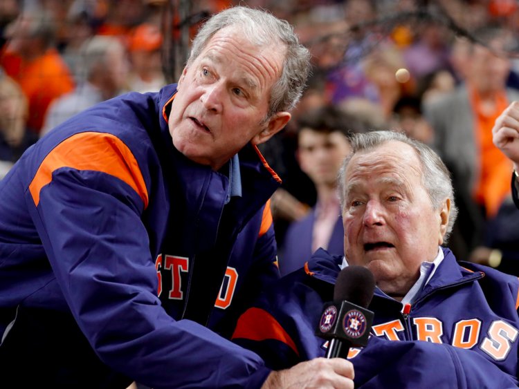 george w and george hw bush