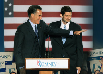 Mitt Romney and Paul Ryan
