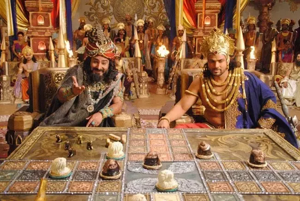 Shakuni Swindles Yudhishthira