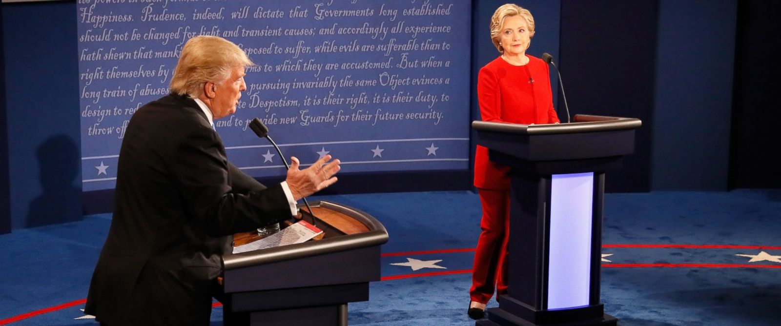 Donald Trump v Hillary Clinton September 26, 2016