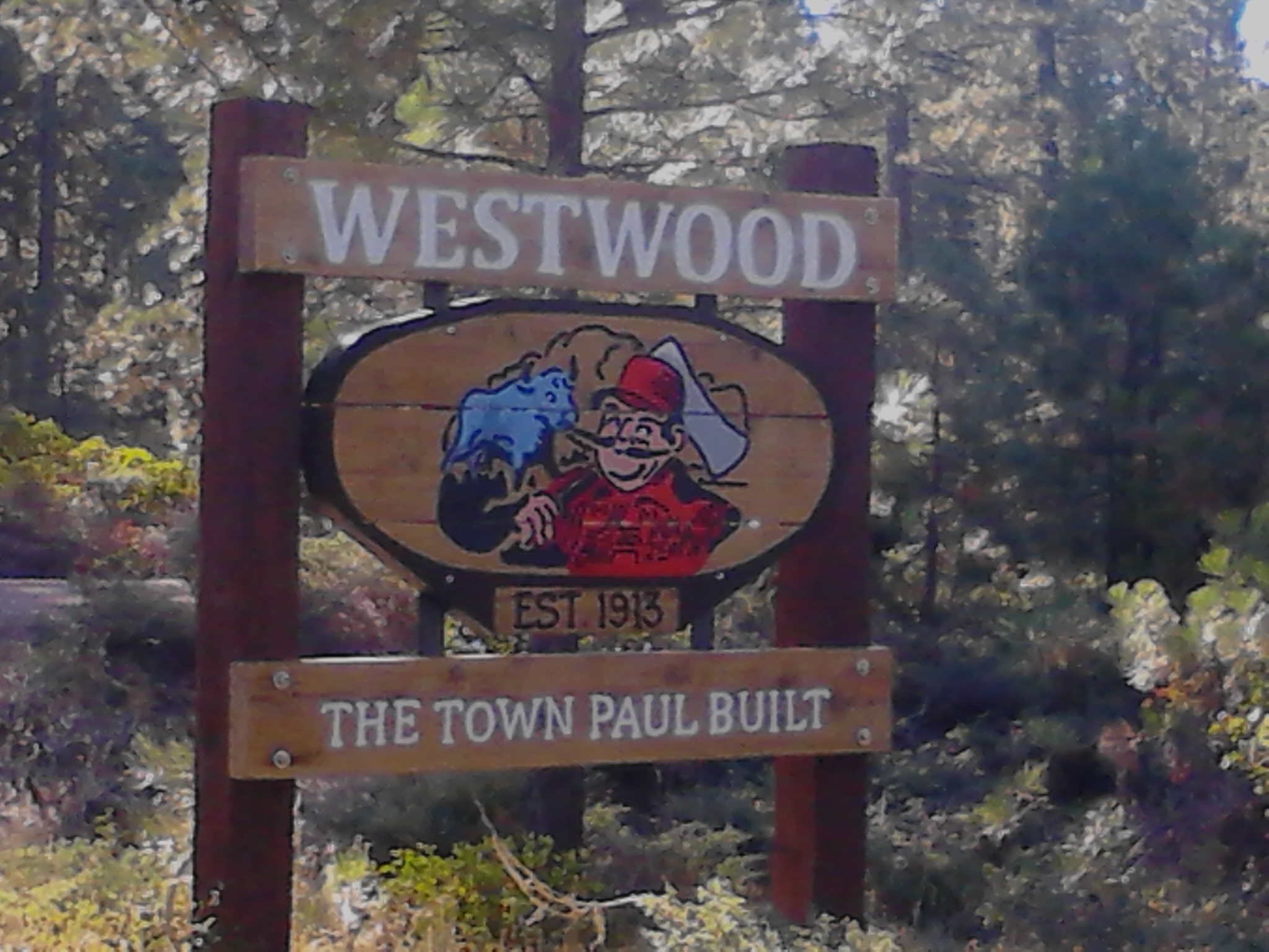 Westwood Ca sign