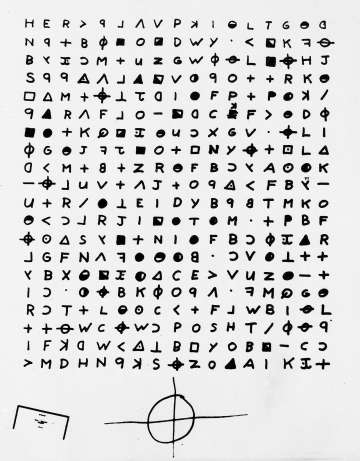 Zodiac Killer 340 Cipher